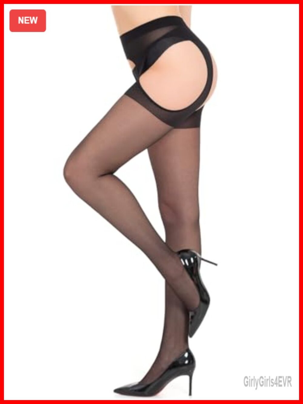 Sheer Suspender Tights Garter Pantyhose Thigh High Stockings
